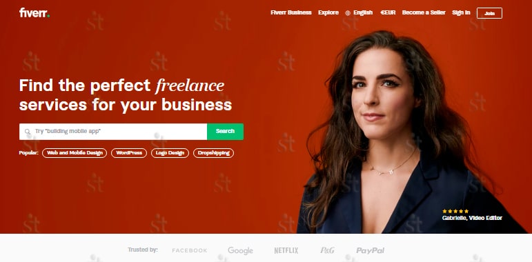 Биржа Fiverr.com, заказ фрилансеров по самым низким ценам